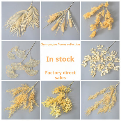 Champagne series artificial flowers