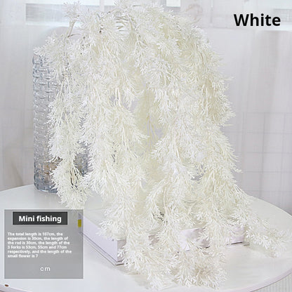 Rime simulation mist flowers and plants wedding decoration