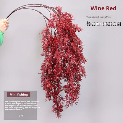 Rime simulation mist flowers and plants wedding decoration