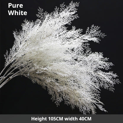 Rime simulation mist flowers and plants wedding decoration