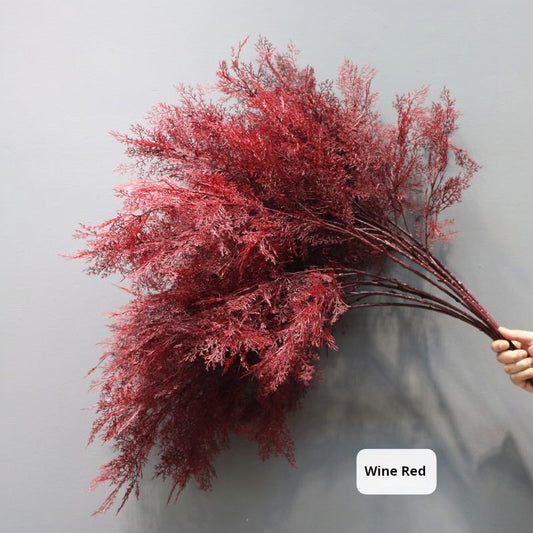 Rime simulation mist flowers and plants wedding decoration
