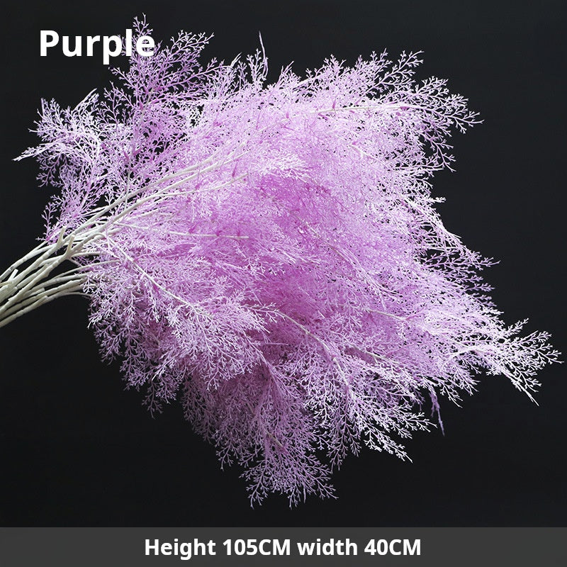Rime simulation mist flowers and plants wedding decoration