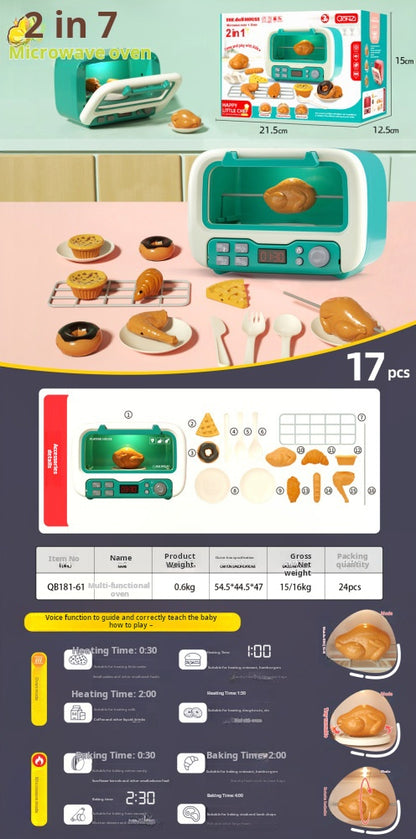Cocina de simulación para bebé, olla arrocera eléctrica grande con sonido y luz, juego de juguete para juego de imitación 