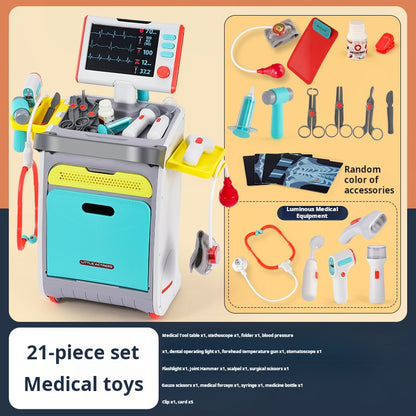 Children's Pretend Play Doctor Toy Set for Girls, Medical Tools, Educational Injection Play for Pretend Nurse Examination