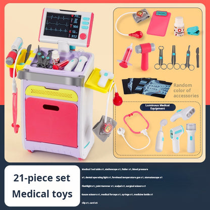 Children's Pretend Play Doctor Toy Set for Girls, Medical Tools, Educational Injection Play for Pretend Nurse Examination