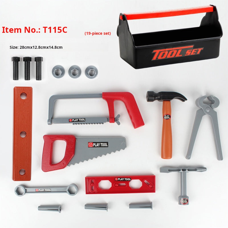 Children's Pretend Play Tool Set: Simulation Repair Household Tool Kit with Screwdriver, Educational Handheld Repair Tools