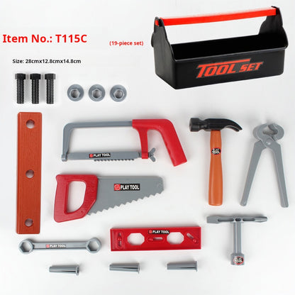 Children's Pretend Play Tool Set: Simulation Repair Household Tool Kit with Screwdriver, Educational Handheld Repair Tools