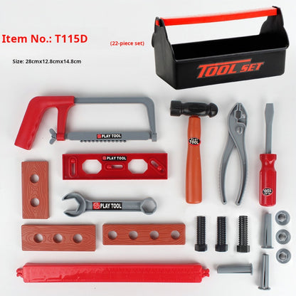Children's Pretend Play Tool Set: Simulation Repair Household Tool Kit with Screwdriver, Educational Handheld Repair Tools
