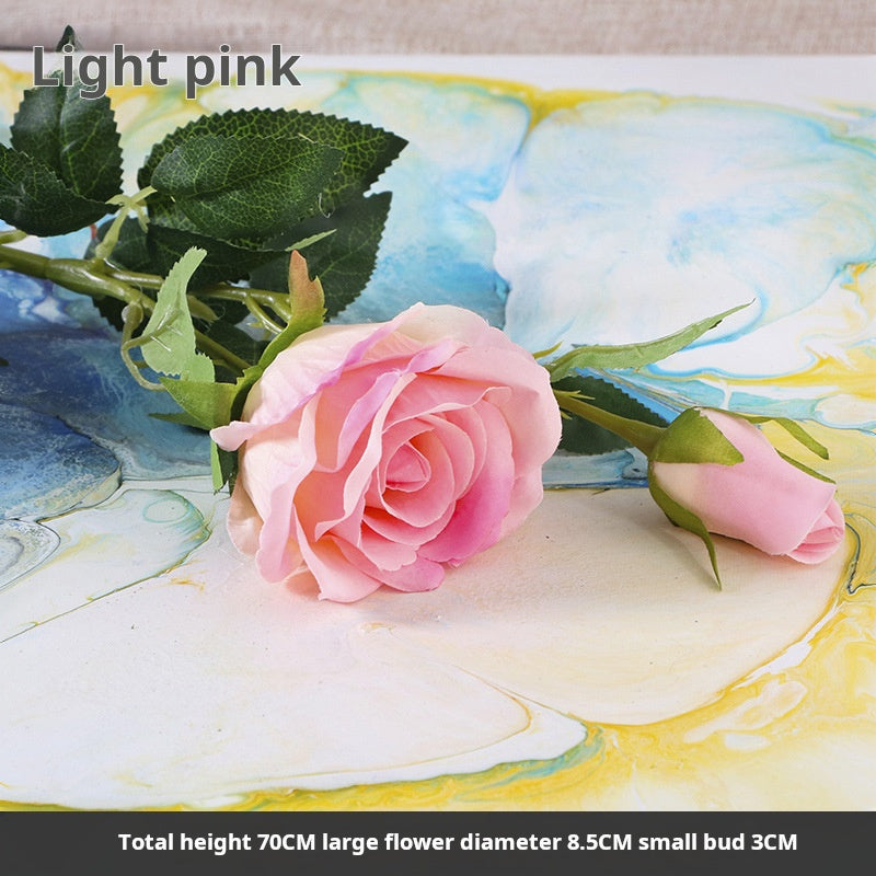 Simulation two roses