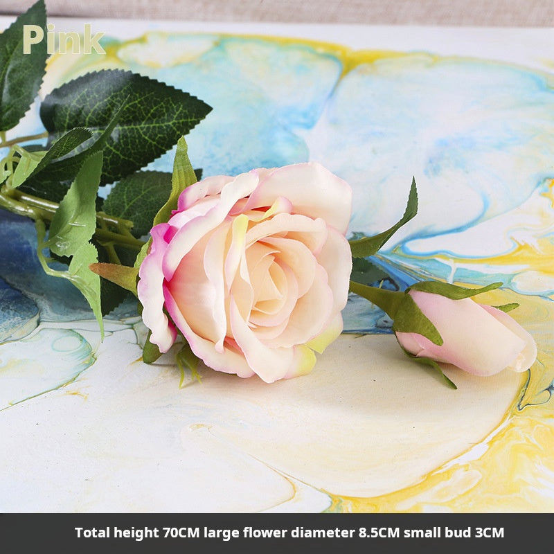 Simulation two roses