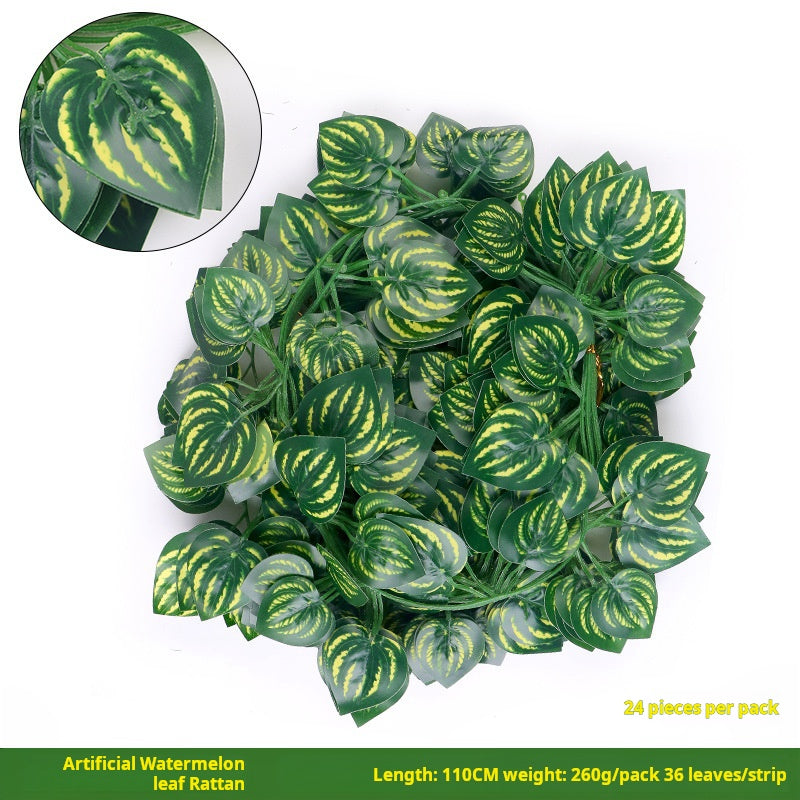 Decoración del hogar imitación ratán. 