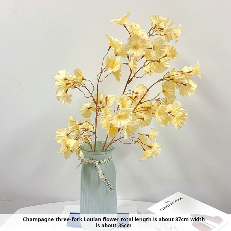 Simulación de orquídea Kapok Loulan 