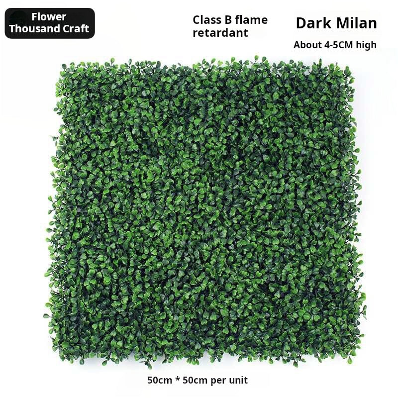 Class B fire-retardant lawn high-simulation plant wall