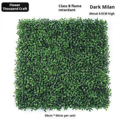 Class B fire-retardant lawn high-simulation plant wall