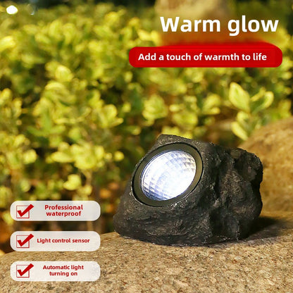 4LED waterproof solar lawn light