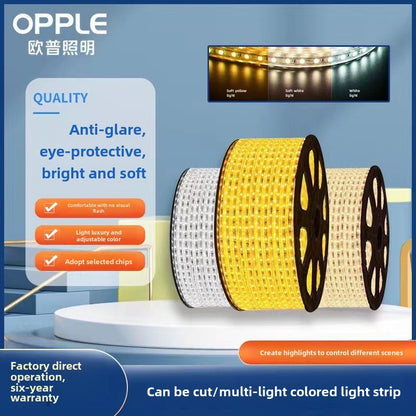 Double row super bright dark groove ceiling cord light