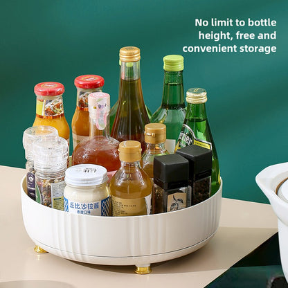 Rotating Spice Rack, Multi-Functional Round Organizer