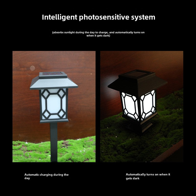 Solar house lamp Home garden landscape lamp