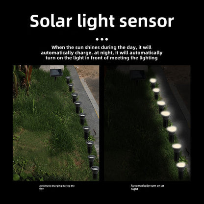 Solar light string villa courtyard landscape light
