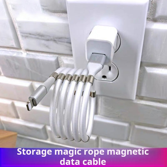 Cable magnético retráctil - Carga rápida, tipo C 