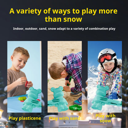 Children's Snowball Maker Bear Mold for Winter Play