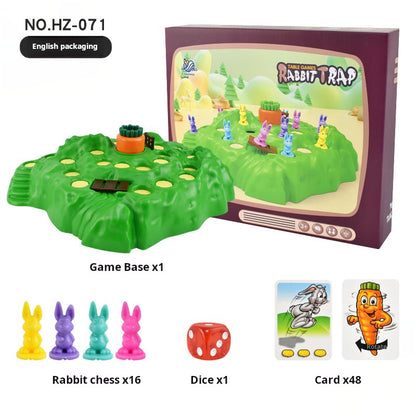 Juguete de juego de trampa para conejos 