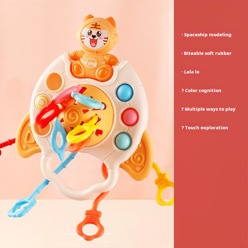 Baby Finger UFO Pull Toy Teether Grip Early Educational Toy