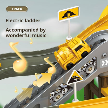 Children's Electric Engineering Track Car Adventure Toy for Ages 3-5