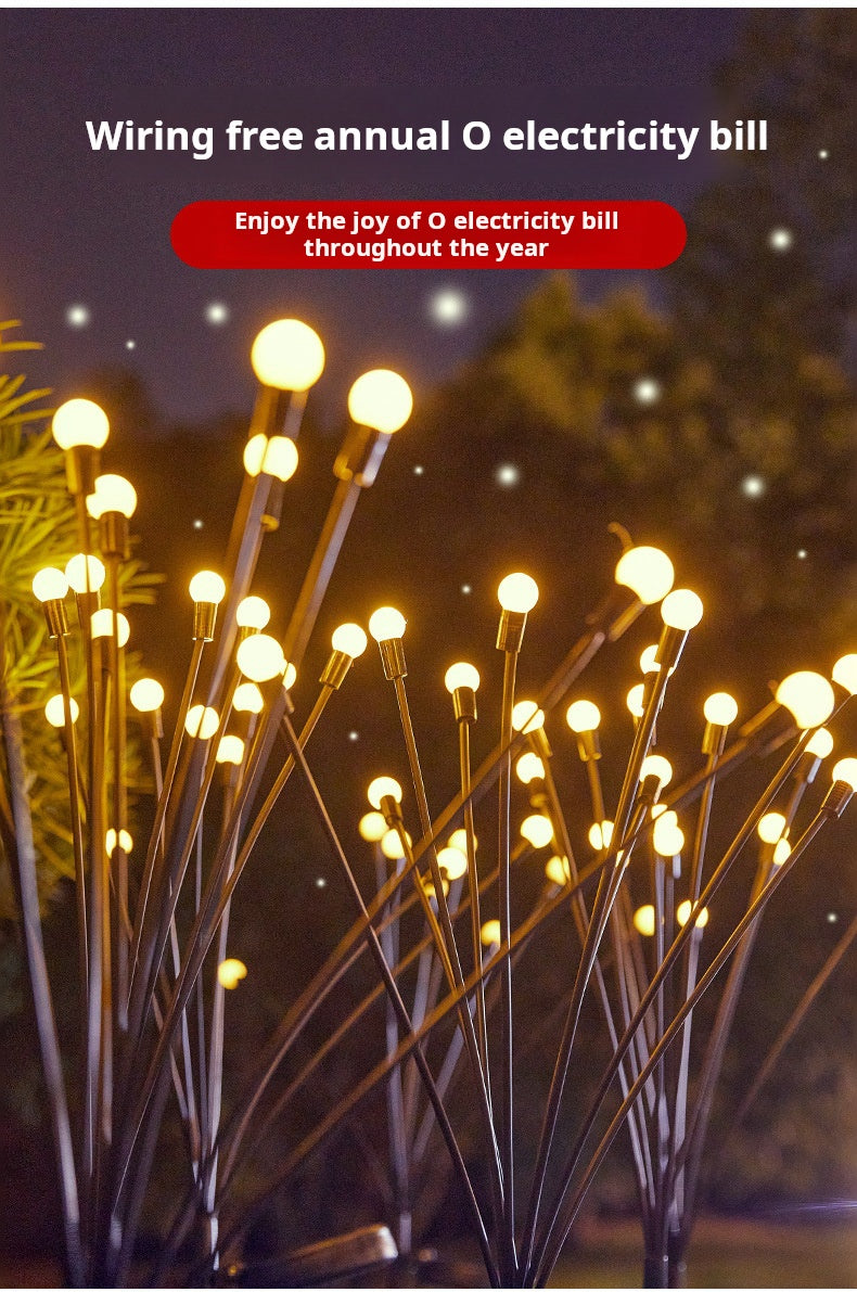 Outdoor lawn light string garden landscape light