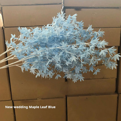 Background with decorative maple leaves