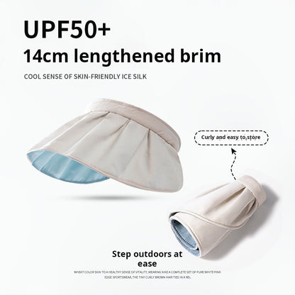 Roll-Up Shell Sun Hat UV Protection