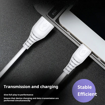 Fast Charge USB-C Cable, Huawei Compatible, 1m White