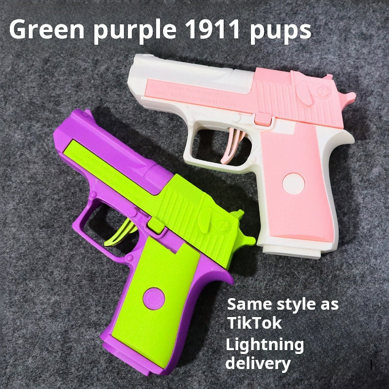 3D Printed Mini Desert Eagle Pistol Toy, Blowback Toy, Non-shooting Stress Relief, Cute and Fun, Gravity