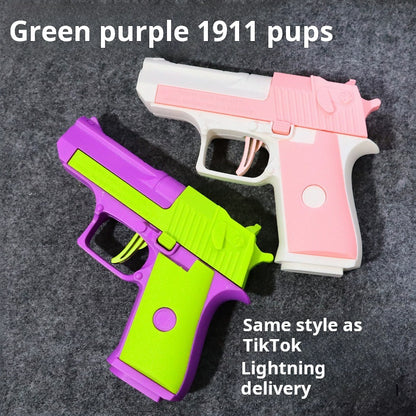 3D Printed Mini Desert Eagle Pistol Toy, Blowback Toy, Non-shooting Stress Relief, Cute and Fun, Gravity