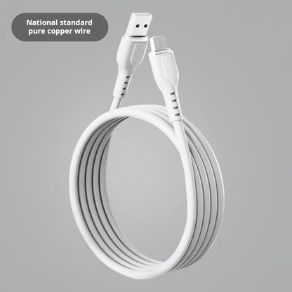 Cable de datos macaron de silicona de alambre de cobre puro 
