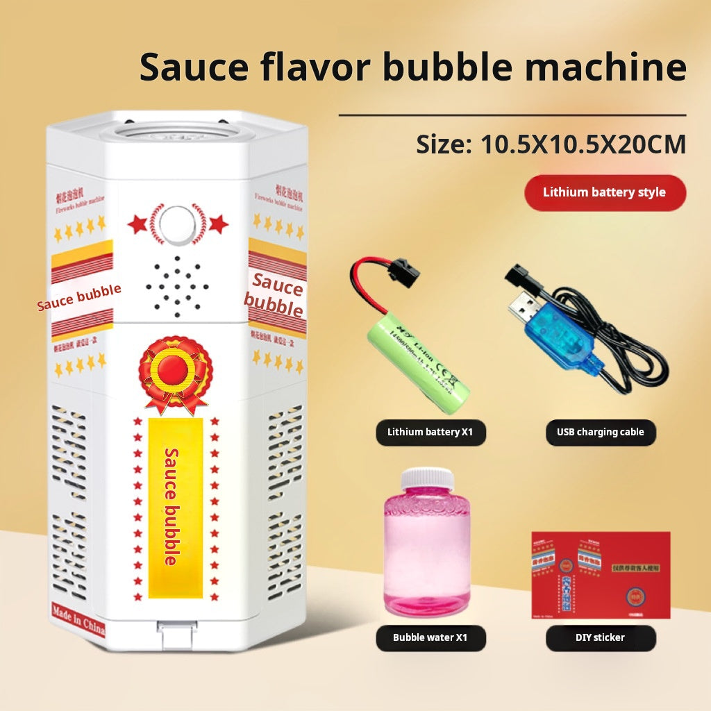 Electric Automatic Bubble Machine for Kids