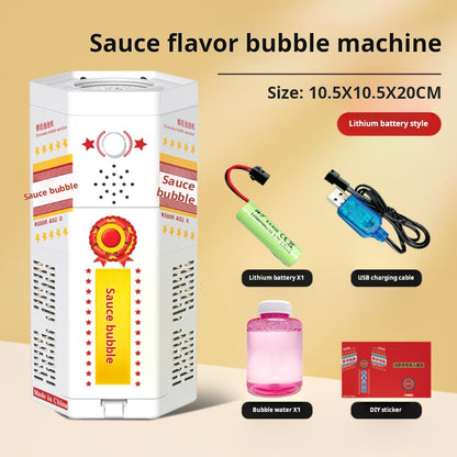 Electric Automatic Bubble Machine for Kids