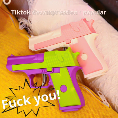 3D Printed Mini Desert Eagle Pistol Toy, Blowback Toy, Non-shooting Stress Relief, Cute and Fun, Gravity