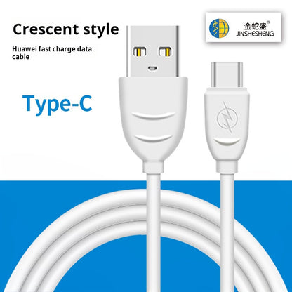 2M 2.1A Universal Charging Cable - PVC, Type-C & Apple
