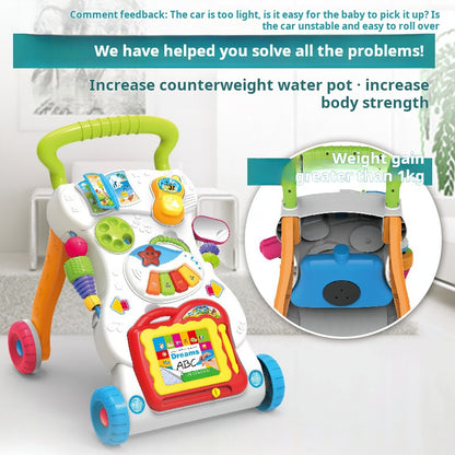 Baby Stroller Multi-Functional Walker Toy Early Education Musical Push Toy