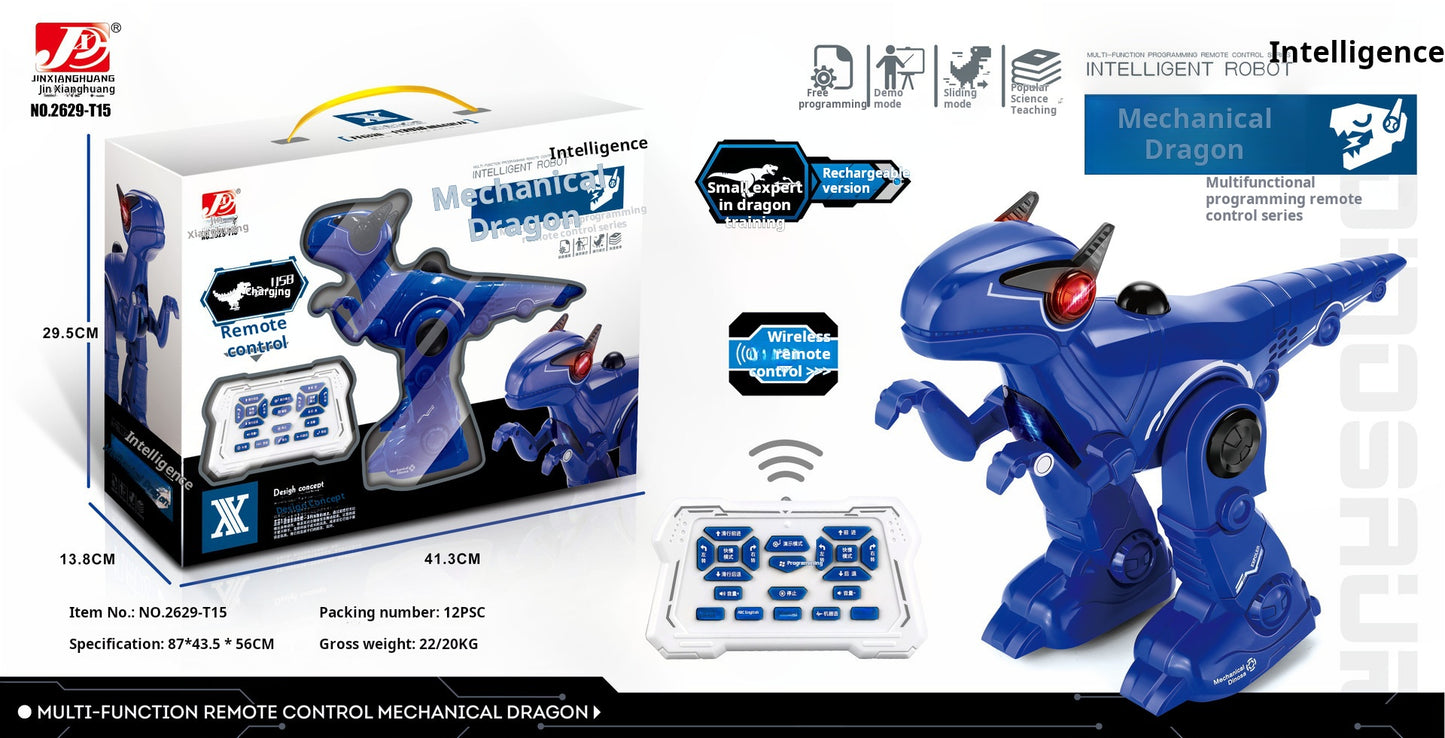 Electric Walking Dinosaur with Lights, Sounds, and Spray for Ages 0-6