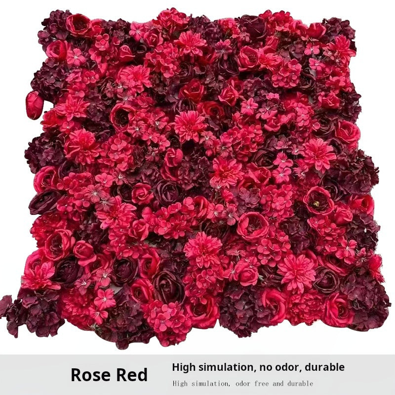 Pared de flores artificiales de 1*1m 
