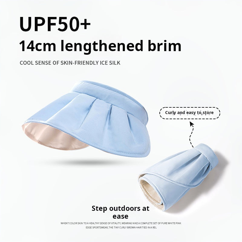 Roll-Up Shell Sun Hat UV Protection
