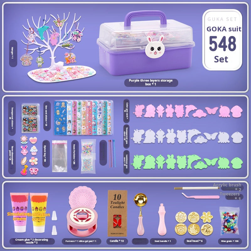DIY Sticker Kit for Girls Craft Toy