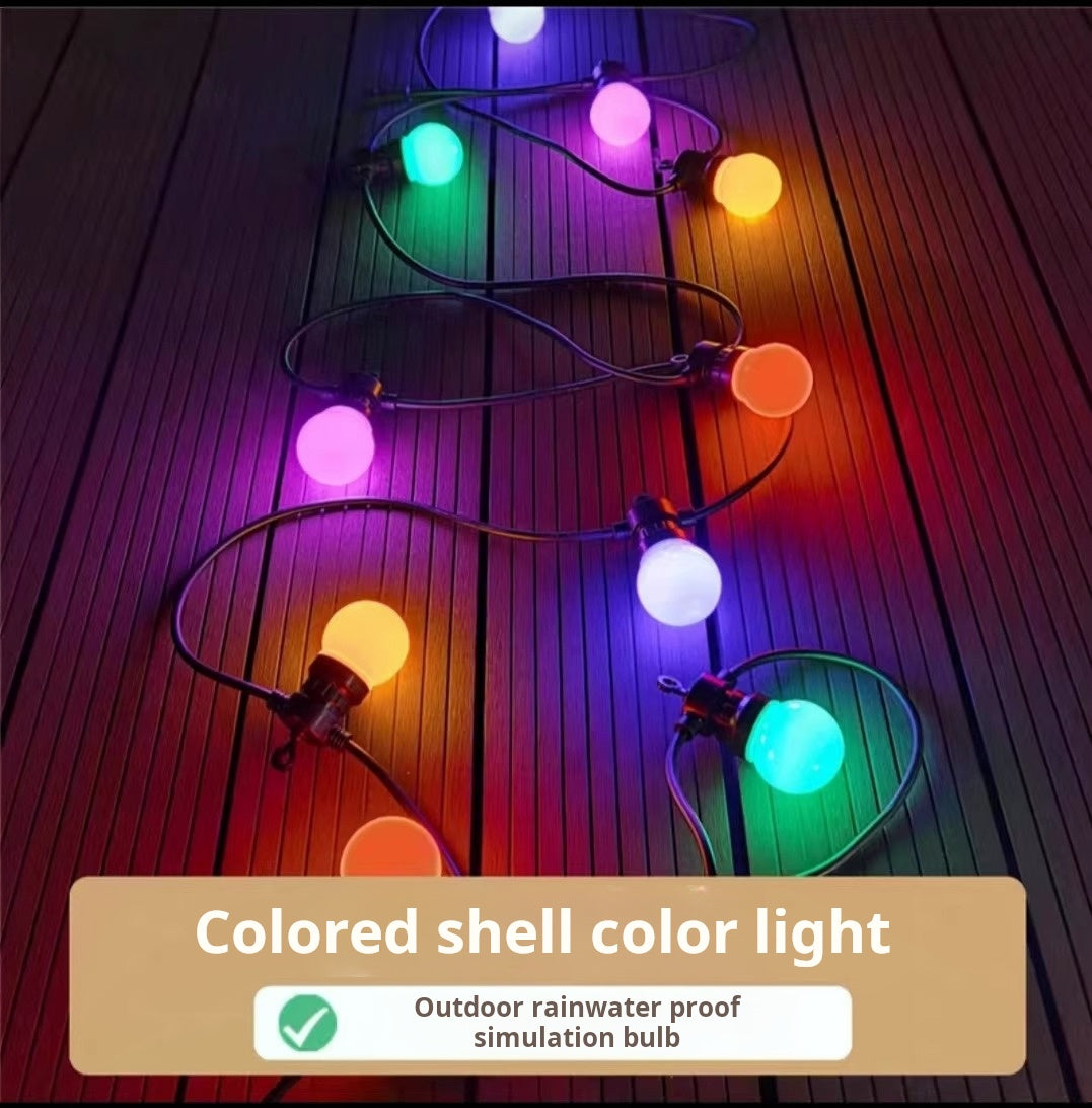 G50 low pressure bulb headlight string solar waterproof led