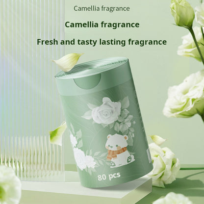 Camellia Scented Tear-Free Garbage Bag Thickened Handheld