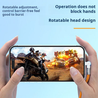 Double elbow TYPE-C mobile phone car charging cable