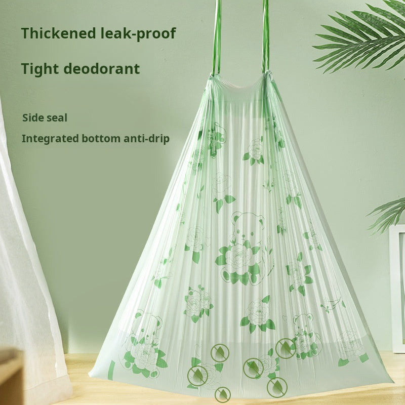 Camellia Scented Tear-Free Garbage Bag Thickened Handheld