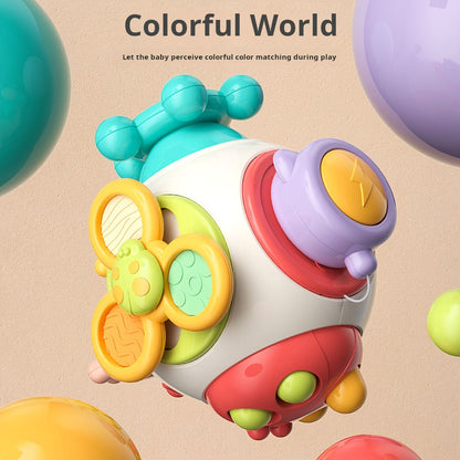 Baby Busy Ball Montessori Grip Sensory Training Early Education Spin Fun