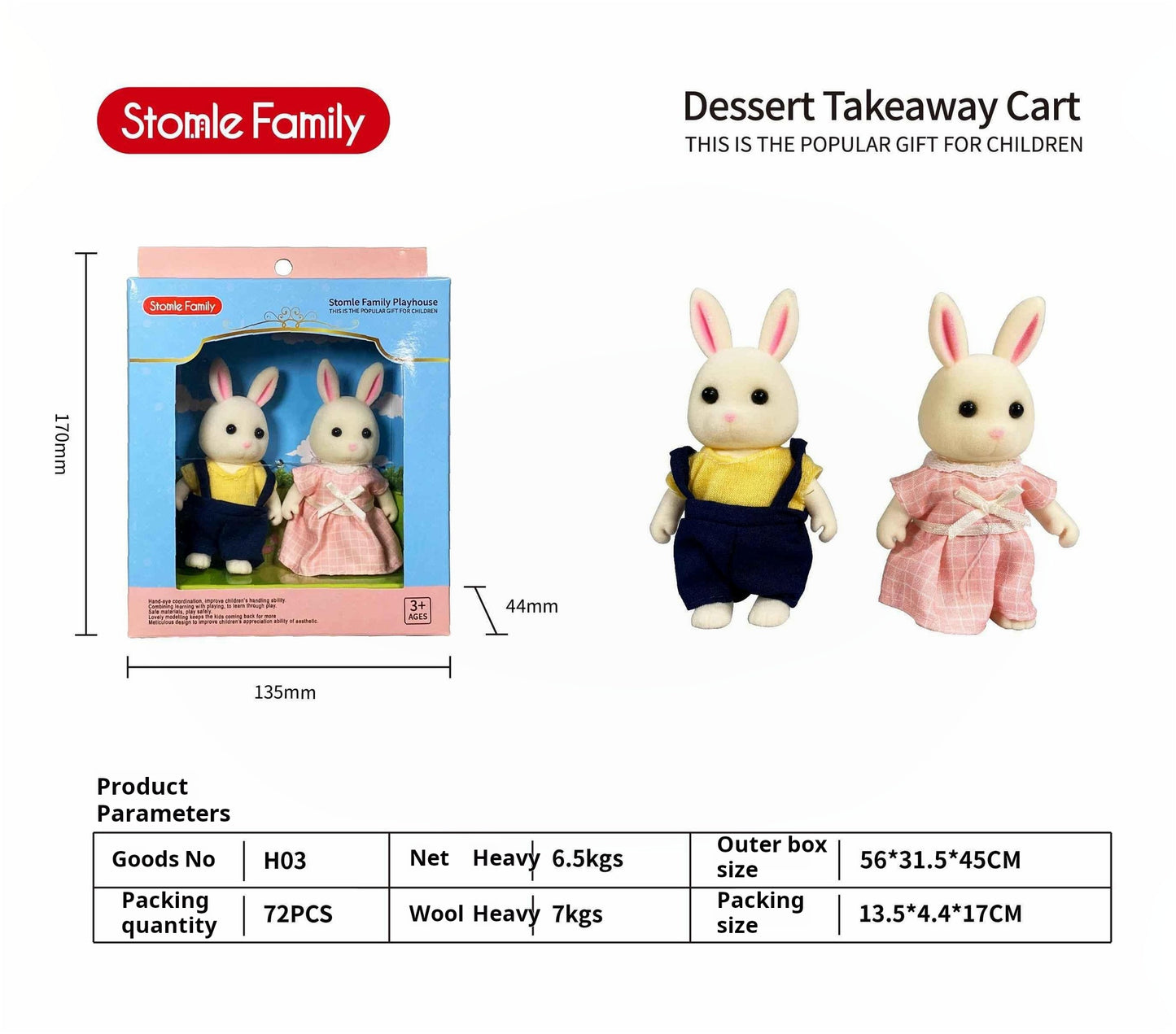 Forest Family Dollhouse Toy Villa